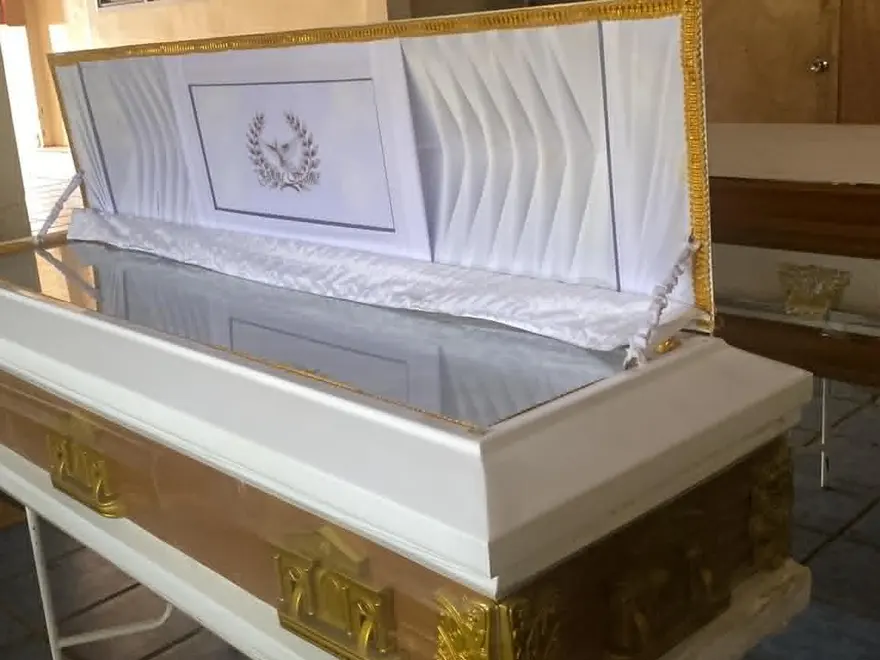 Gold casket